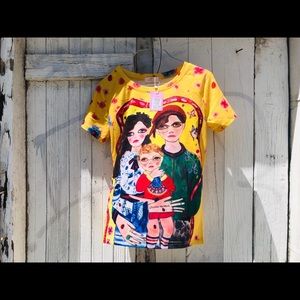 Yativi Psychedelic Women’s Small Tee NWT